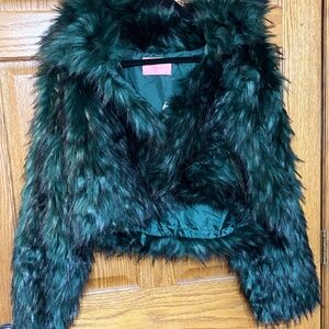 Plus Azalea Wang Faux Fur Coat NWT